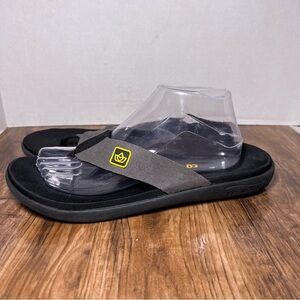 Spenco men’s 9 black yumi pure flip flop sandals